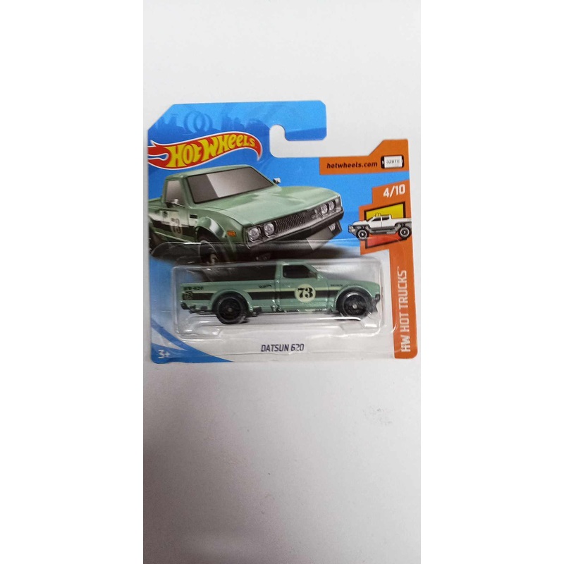 2018 HOT WHEELS -Datsun 620 Pickup #9/365- HW HOT TRUCKS- 4/10 (FJW57)