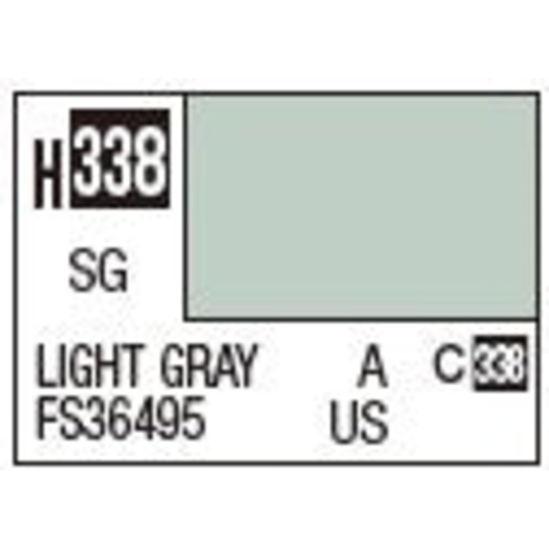 Mr Hobby H338 Semi Gloss Light Grey