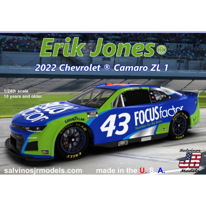 1/24 22 Camaro Erik Jones