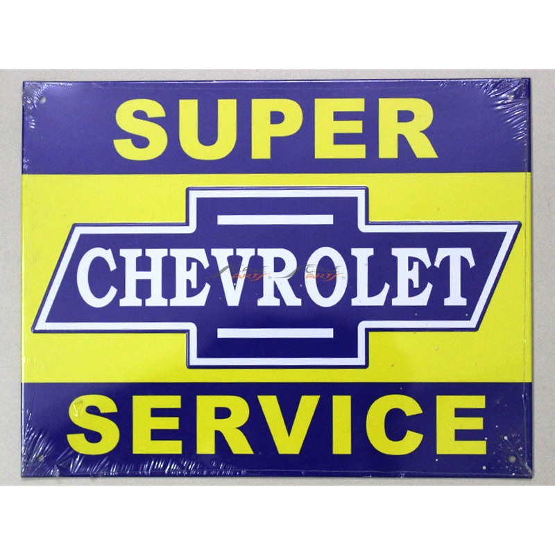 Chevrolet Service Tin plate collectible signboard