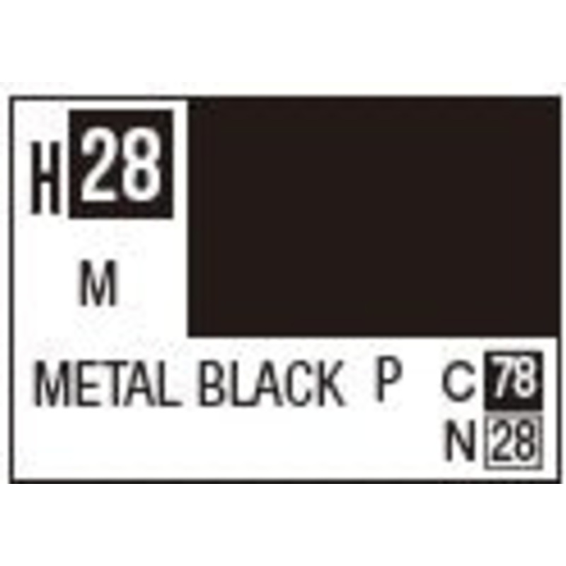 Mr Hobby H028 Metal Black