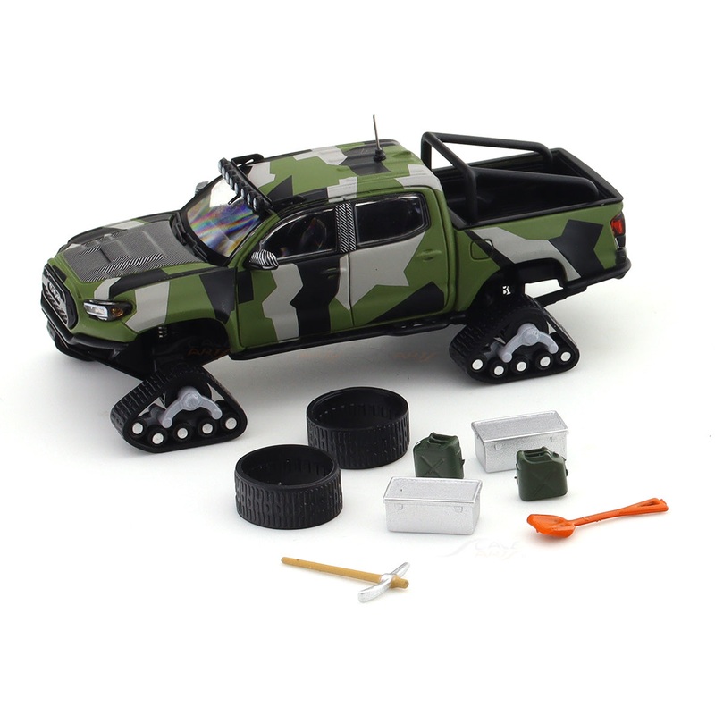Toyota Tacoma Camouflage 1:64 GCD diecast scale model car miniature collectible