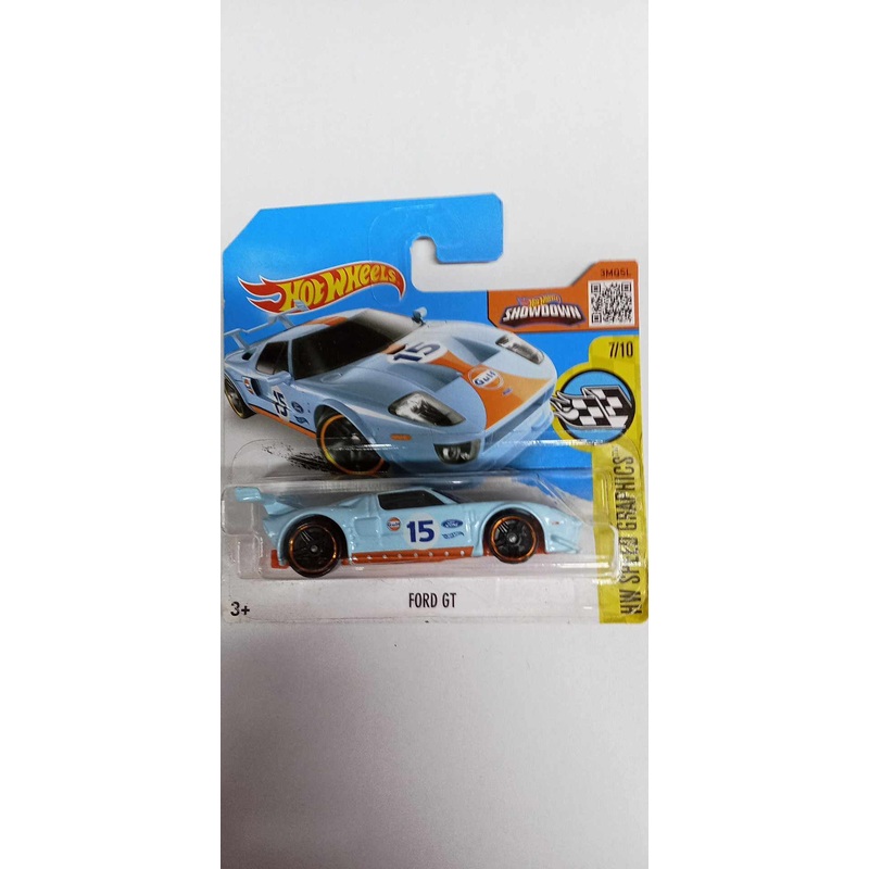 2015 Hot Wheels - HW Speed Graphics 7/10- Ford GT- SHORT CARD- (DHR78-SHORT)