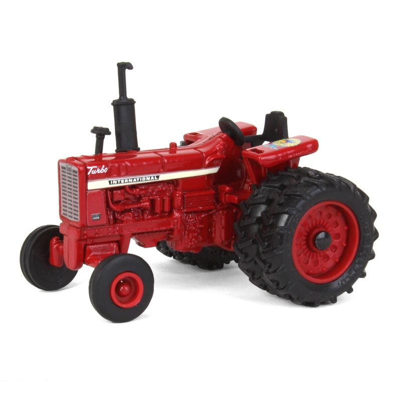 (B&D) 1/64 IH Farmall 1456 Tractor with Rear Duals & FFA Logo by ERTL - Damaged Item