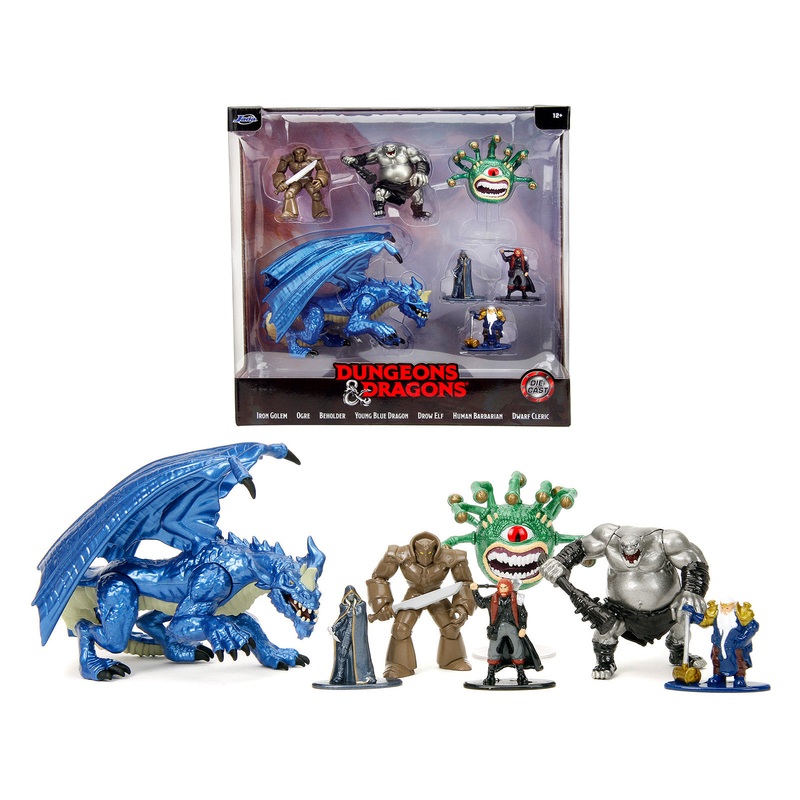 "Dungeons and Dragons" Set of 7 Diecast Figures by Jada