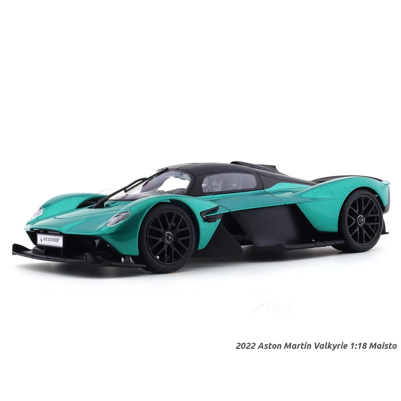 2022 Aston-Martin Valkyrie green 1:18 Maisto licensed diecast scale model car collectible