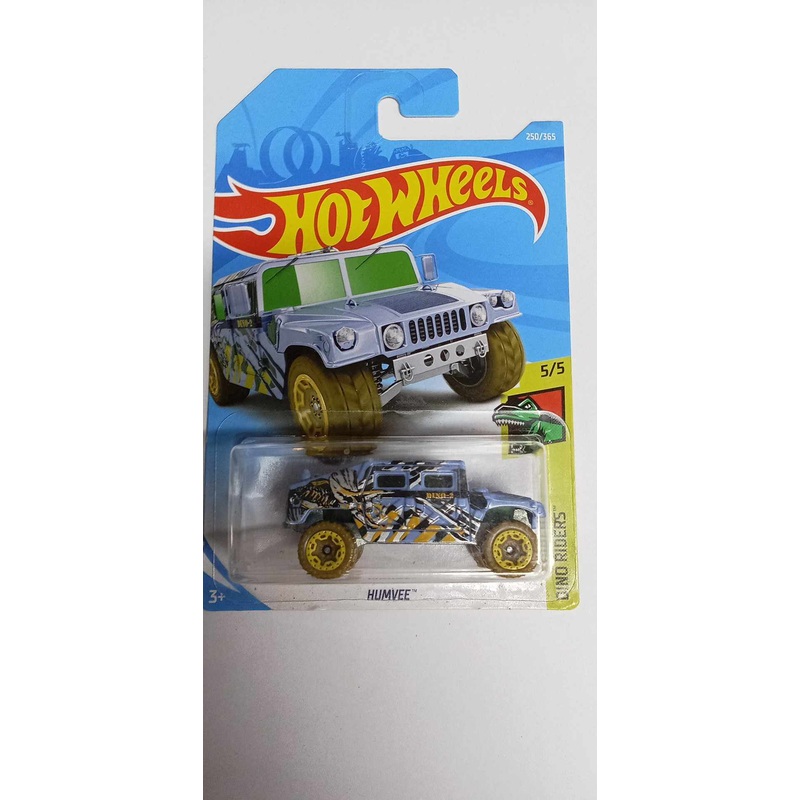 2017 Hot Wheels -Humvee- Dino Riders #250  5/5  (FJX16)