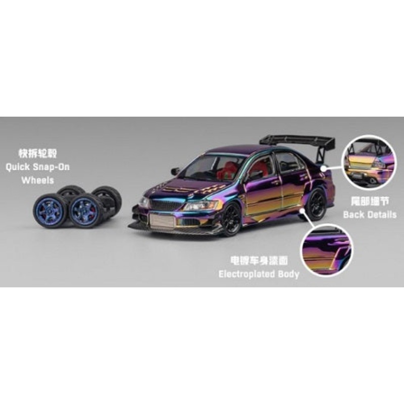 1/64 Mitsubishi Evo IX Purple