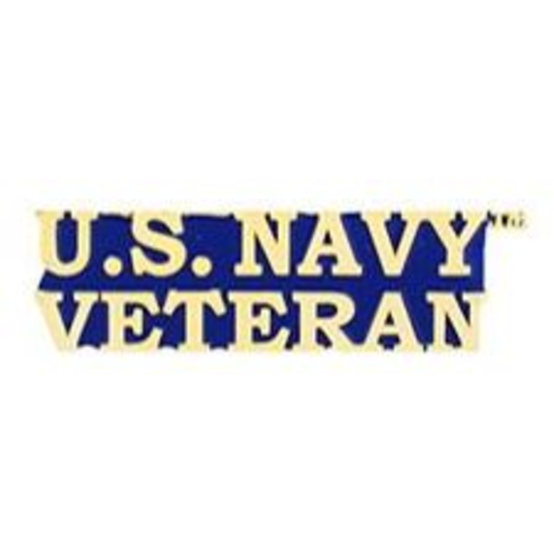 USN VETERAN SCRIPT PIN