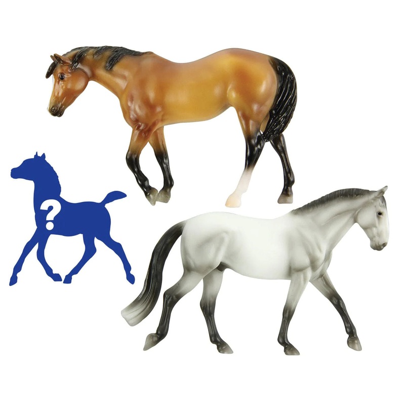 #10044 1/32 Elegant Pastures Family Horse & Foal Surprise Set