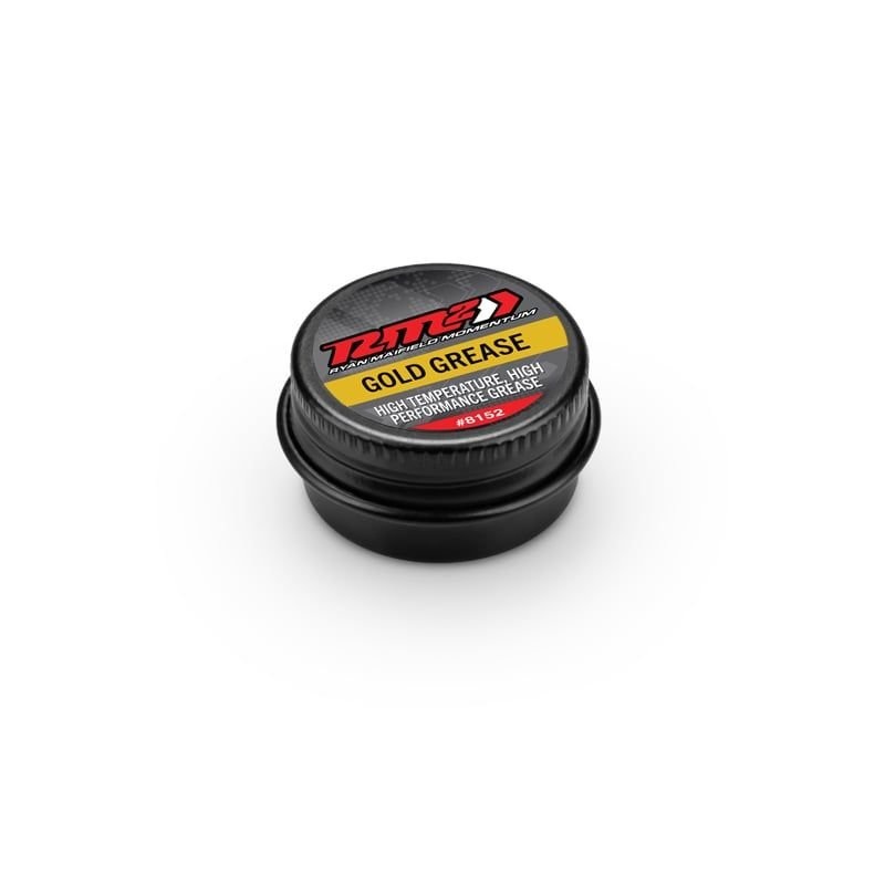 J Concepts - RM2 Gold, High Temperature, High Performance Grease, use w/ Diff Thrust Bearings, 1/10 & 1/8 CVA,