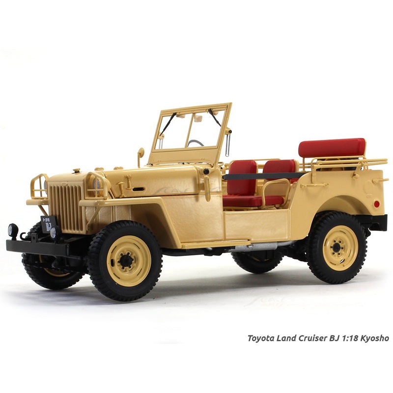 Toyota Land Cruiser BJ beige 1:18 Kyosho diecast model car