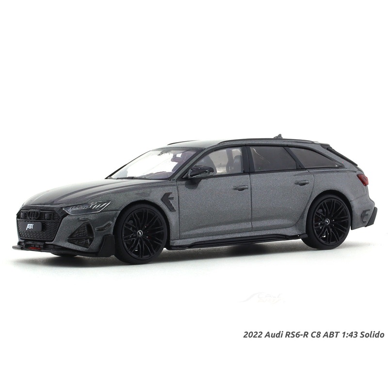 2022 Audi RS6-R C8 ABT grey 1:43 Solido diecast scale model car