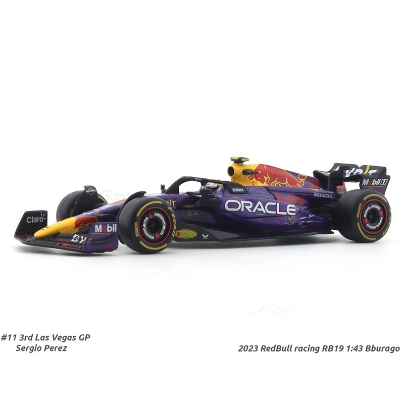2023 RedBull racing RB19 No. 11 1:43 Bburago Formula 1 diecast scale model car