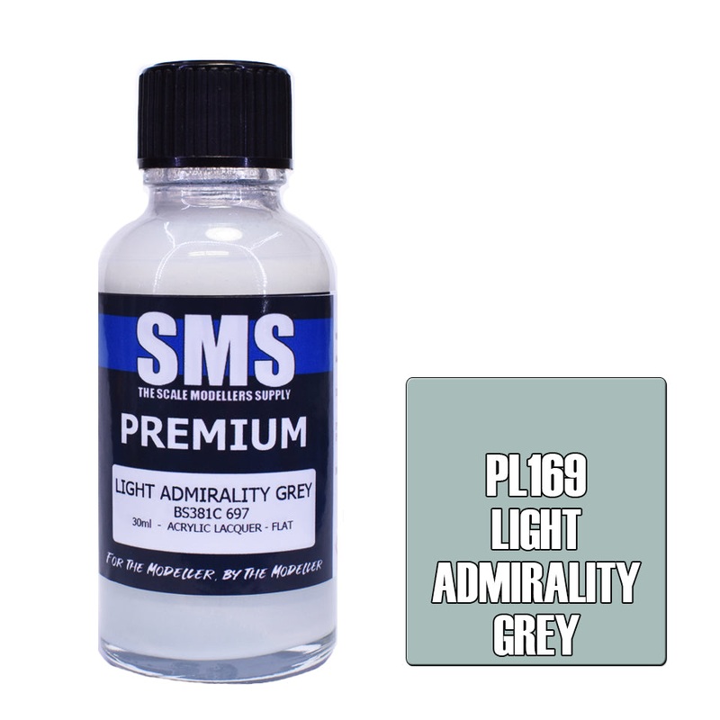 SMS Premium Lacquer - PL169 Light Admirality Grey