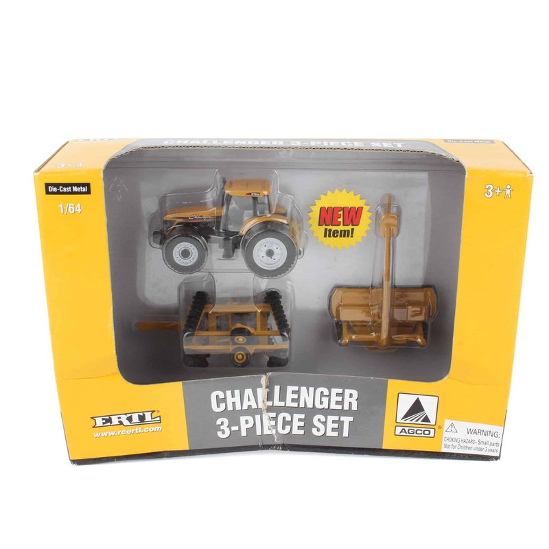 (B&D) 1/64 Challenger MT655 Duals, 3 Piece Set - Damaged Box
