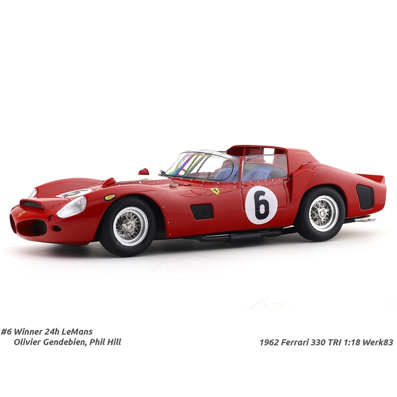 1962 Ferrari 330 TRI No.6 1:18 Werk83 diecast scale model car collectible