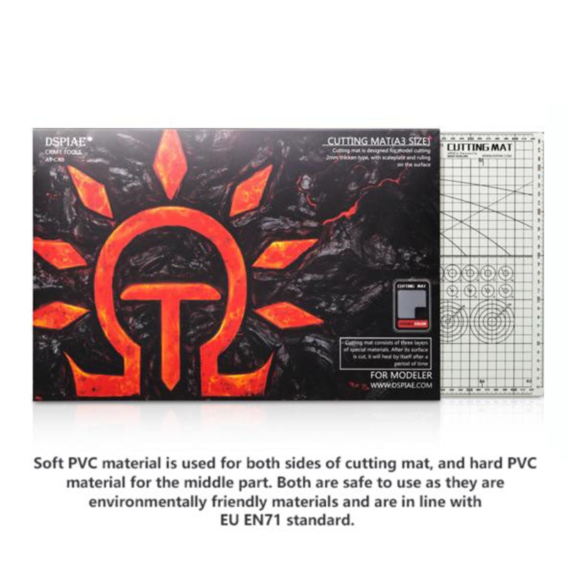 Dspiae AT-CA3 A3 Cutting Mat 18in x 12in'