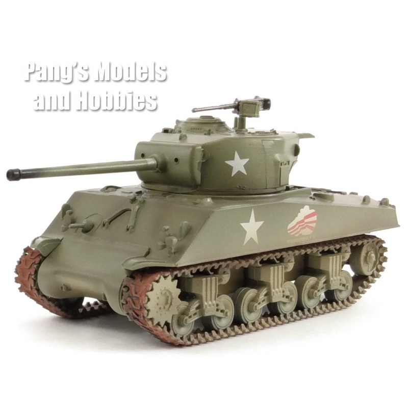M4 M4A3 37th Bat. Sherman 4th Armored Div. - US ARMY - 1/72 Scale Plastic Model by Easy Model