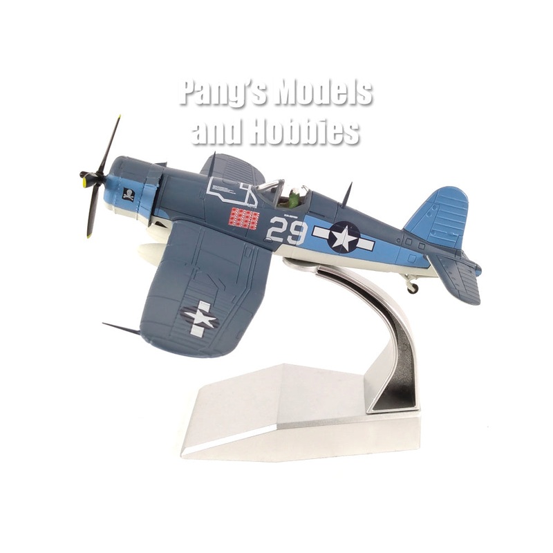 Vought F4U-1D Corsair  16-victory ace Lt. Ira Kepford, VF-17 "Jolly Rogers" US Navy, 1944 1/72 Scale Diecast Model - Unbranded