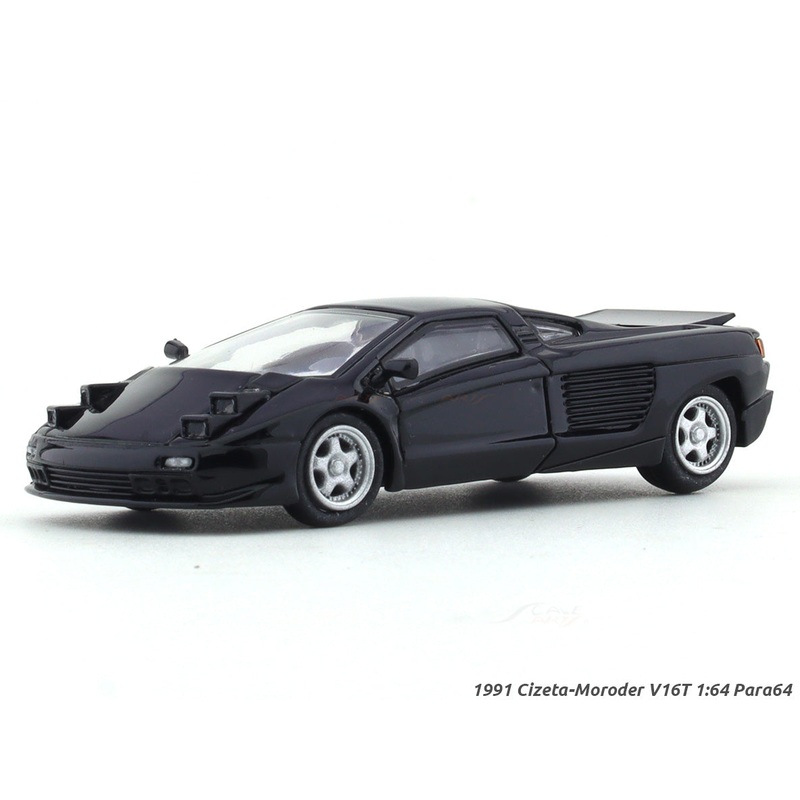 1991 Cizeta-Moroder V16T black 1:64 Para64 diecast scale model car
