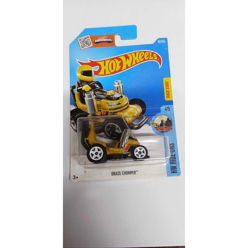 2016 Hot Wheels GRASS CHOMPER #69  - HW Ride-Ons 4/5 -  (DHP25)