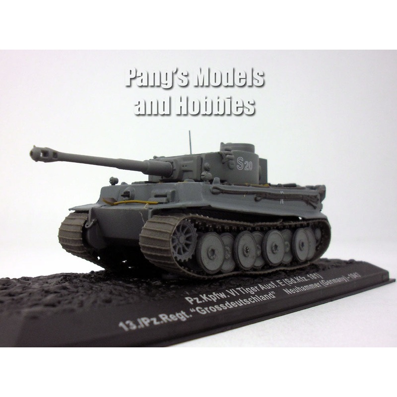 Panzerkampfwagen VI Tiger Ausf. E - Tiger I -  1/72 Scale Diecast Metal Model by Altaya