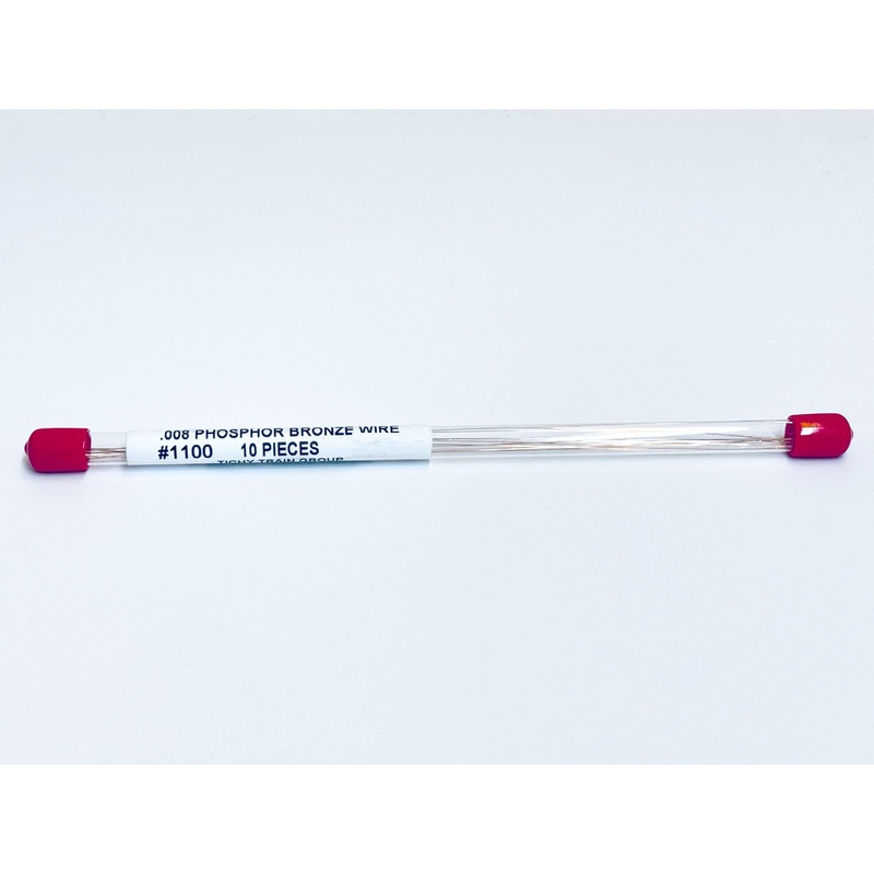 Tichy Train Group #1100 Phosphor Bronze Wire 0.008" x 8" (10)