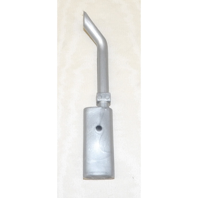 #01-012 1/16 Gray Side Mount Plastic Muffler