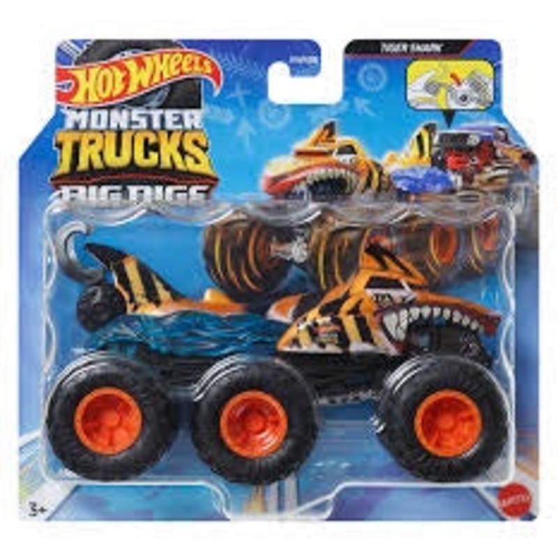 hot wheels monster trucks big rigs tiger shark