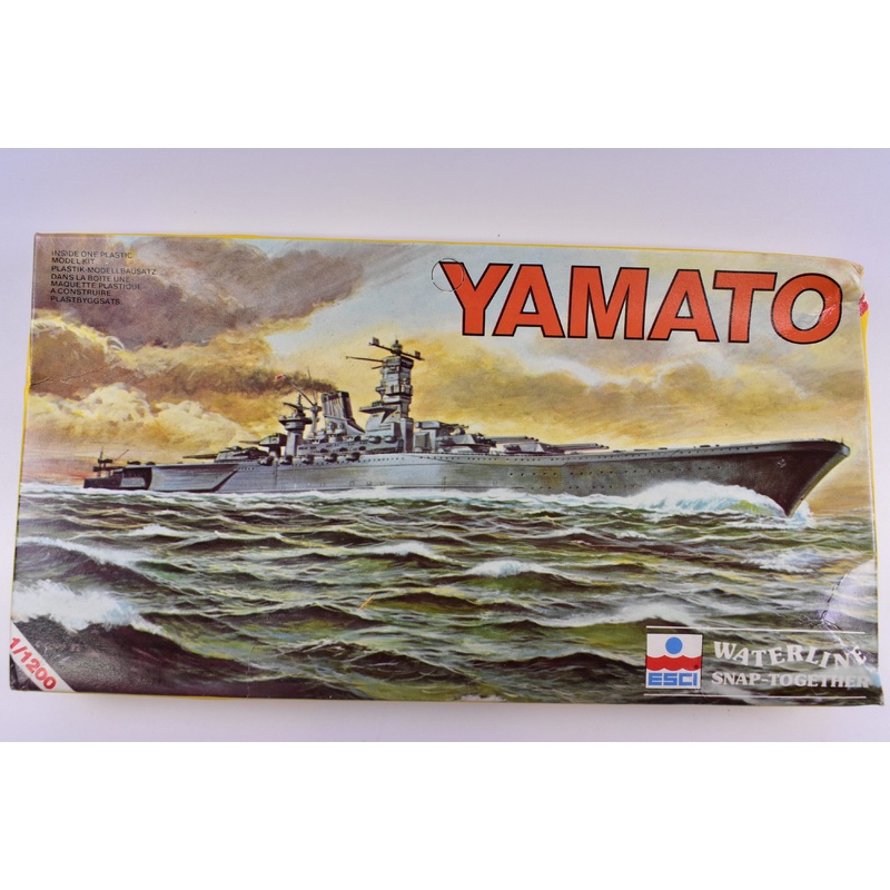 Second Chance Waterline Snap-Togethe Battleship Yamato 1/1200 | 408 | ESCI