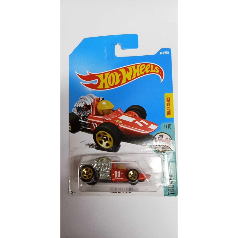 2017 Hot Wheels #145 Tooned 1/10 HEAD STARTER (DTX05)