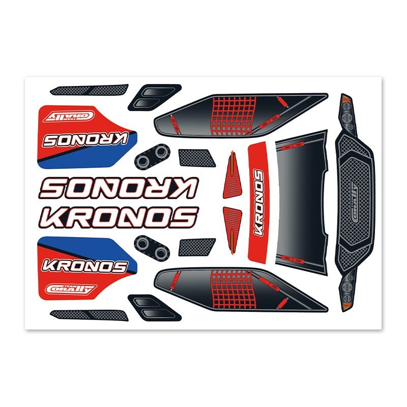 Corally - Team Corally Body Decal Sheet Kronos XP 6S (1pc)