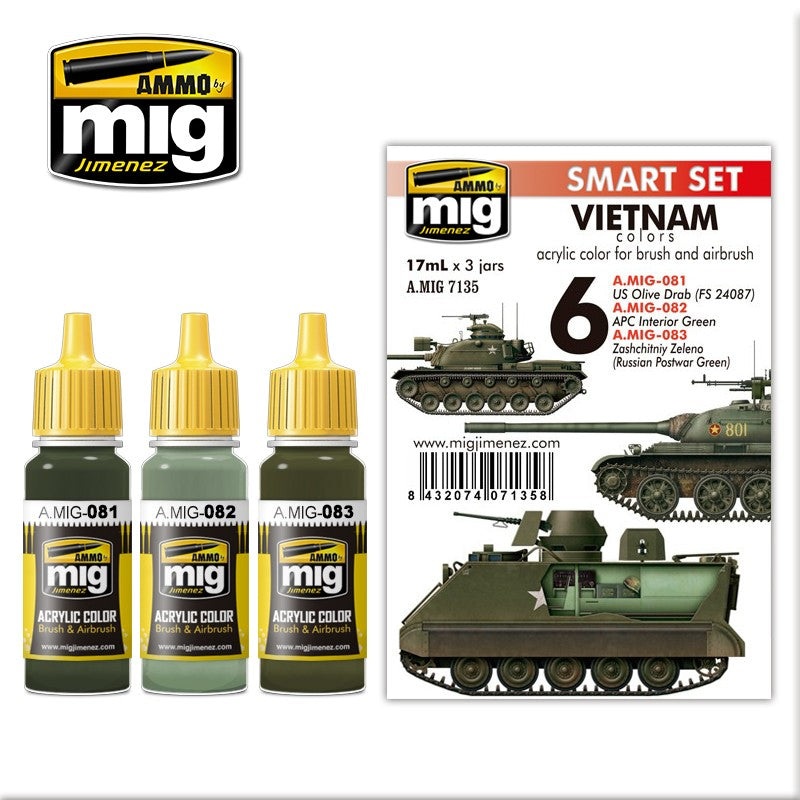 Ammo by Mig AMIG7135 Vietnam Armor Colors