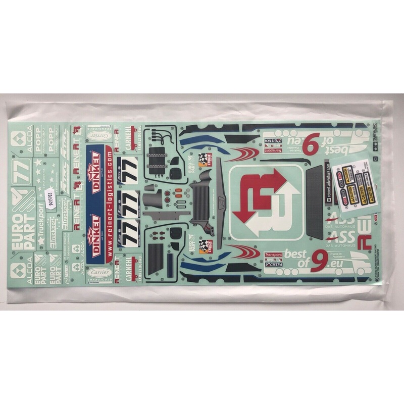 Tamiya - RC Sticker and Masking for 58642, Team Reinert MAN TGS