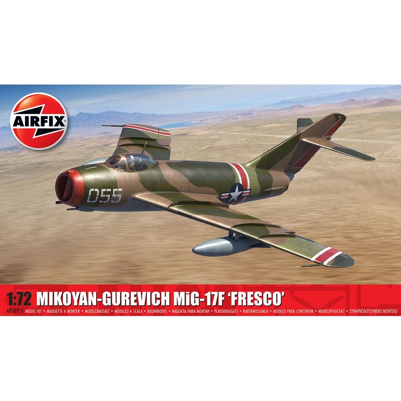 Airfix 1/72 MIkoyan Gurevich Mig-17F Fresco A03091A