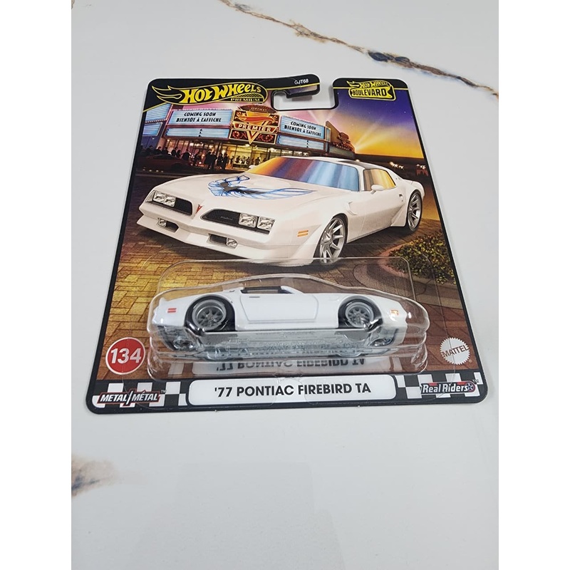 Hot Wheels Premium Boulevard '77 Pontiac Firebird TA  Die-Cast Muscle Car Collectible 1:64 Scale