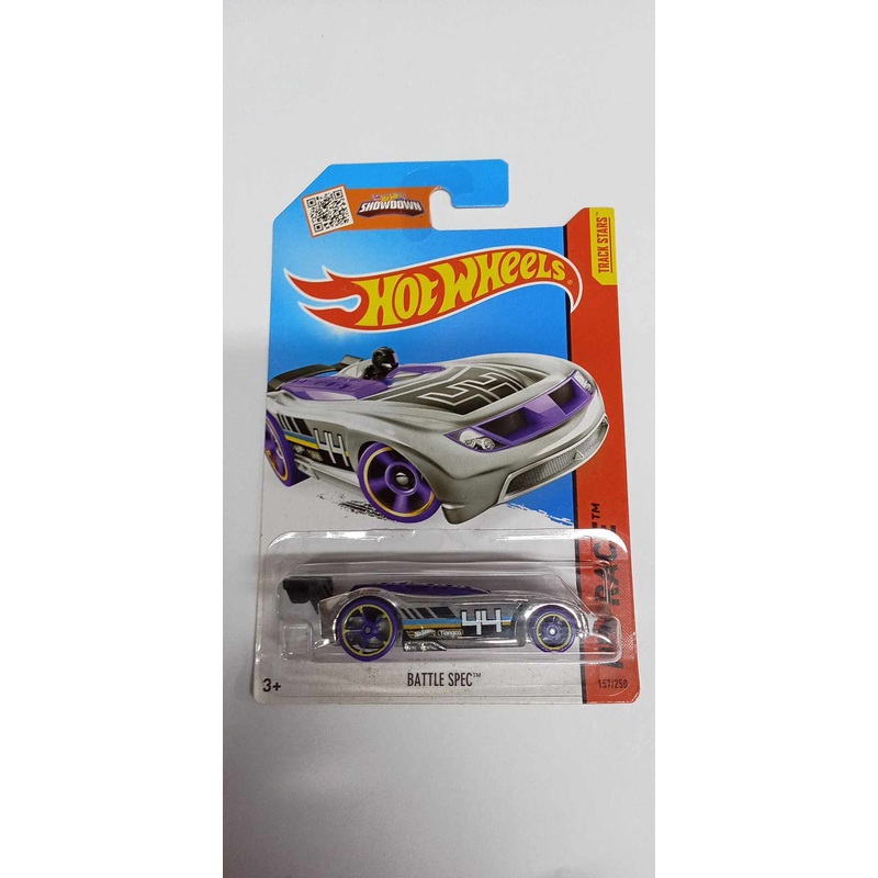 2015 Hot Wheels #157 HW Race-Super Chromes BATTLE SPEC (CFK98)