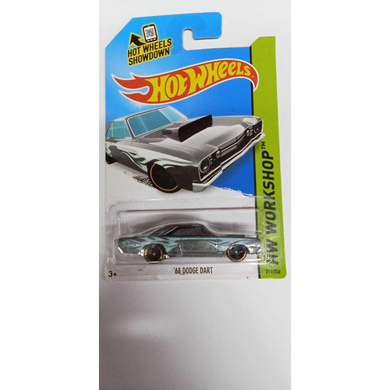 2014 Hot Wheels #211 HW Workshop- '68 DODGE DART (BFD90)