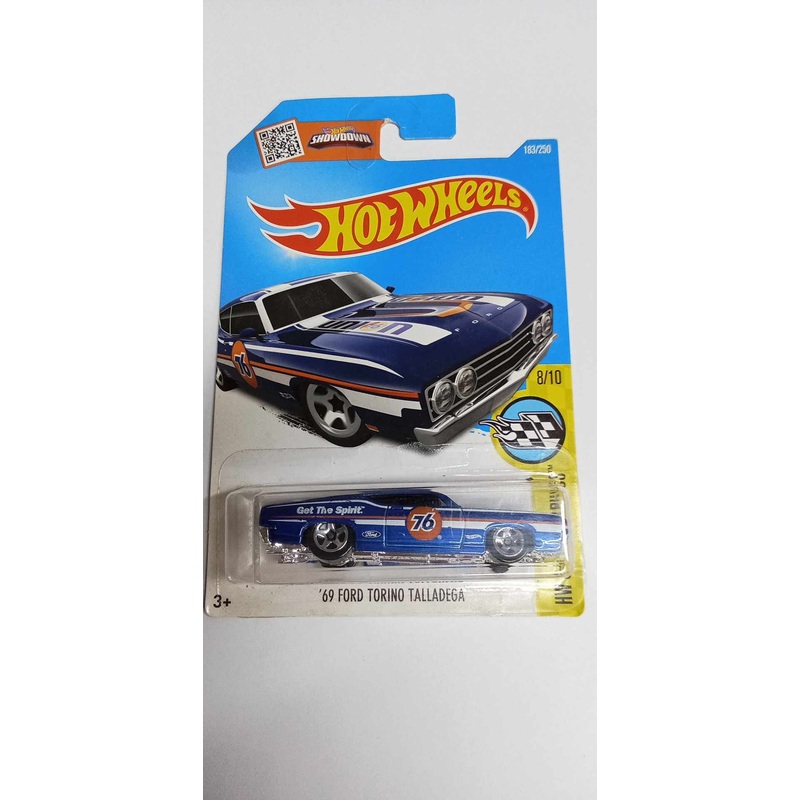 2016 Hot Wheels #183 HW Speed Graphics 8/10 '69 FORD TORINO TALLADEGA - (DHR27)