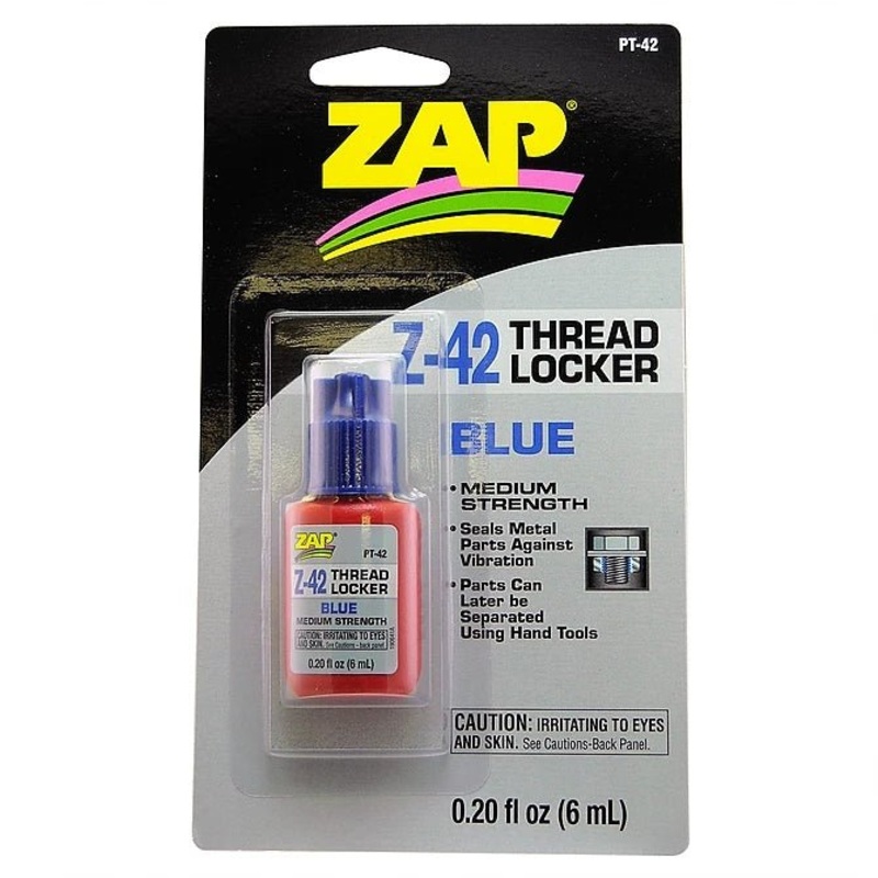 ZAP Glue - Zap Z-42 Blue Thread Locker 0.2oz Bottle