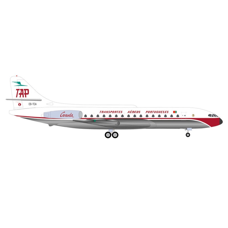 538503 | Herpa Wings 1:500 | Caravelle TAP Air Portugal Sud Aviation CS-TCA Goa | is due July 2025