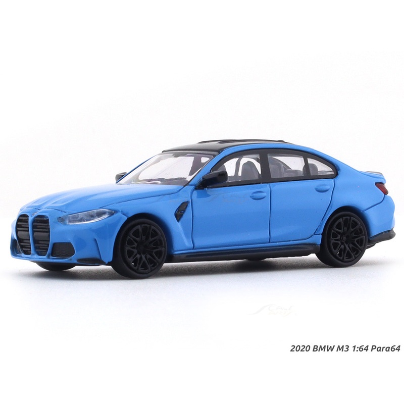 2020 BMW M3 Miami Blue 1:64 Para64 diecast scale model car