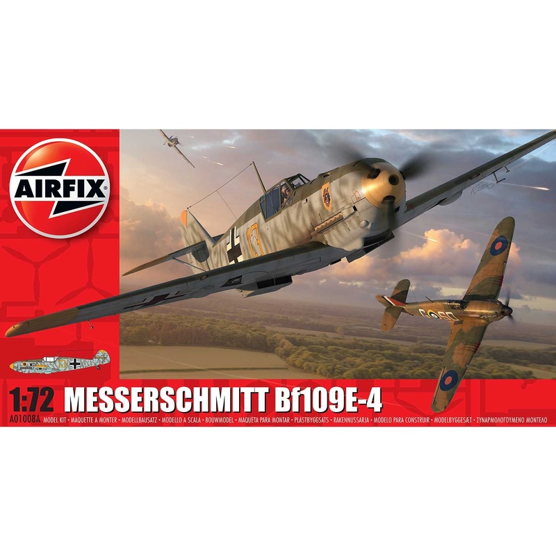 AIRFIX 1/72 Messerschmitt Bf109E-4 (a01008a)