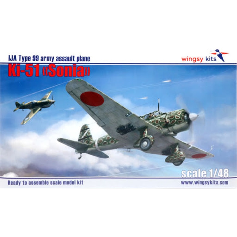 Wingsy Kits 1/48 Japanese Type 97 Sonia Army Assault Plane D5-04