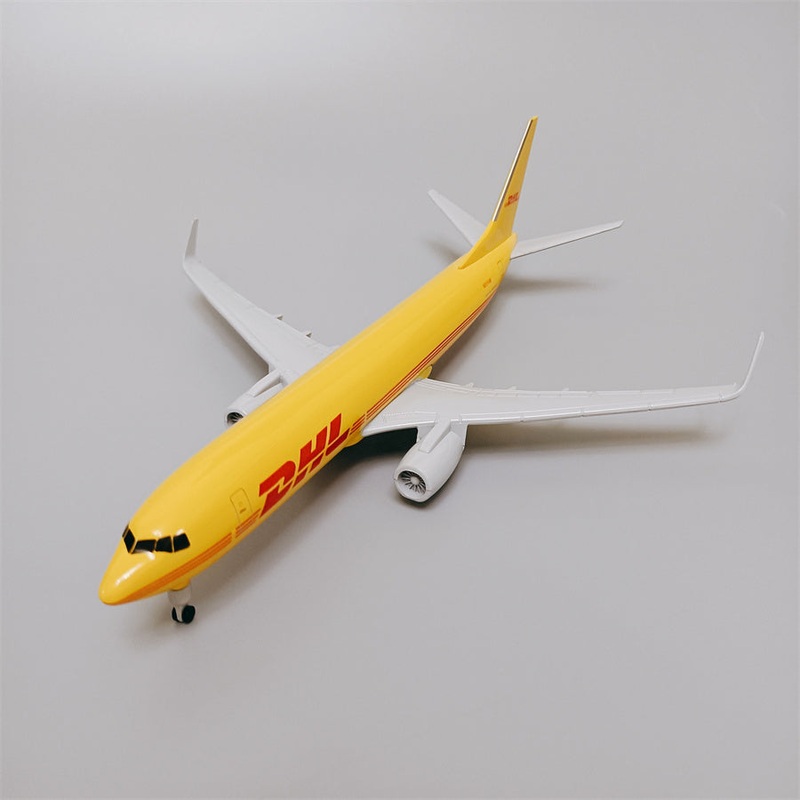 Airplane Diecast Metal Dhl B737 20Cm