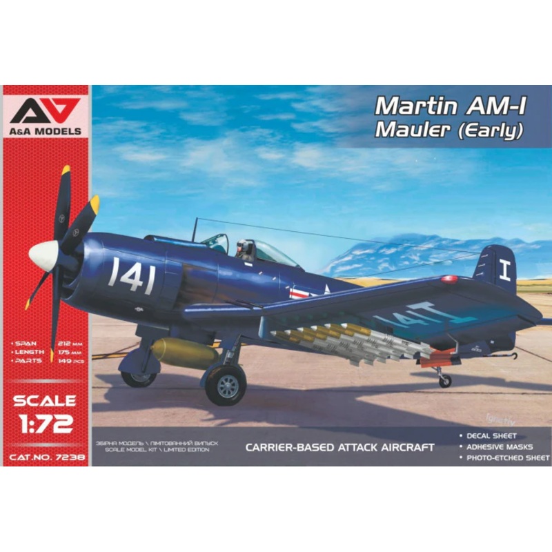 A&A Model 1/72 US AM-1 Martin Mauler 7238