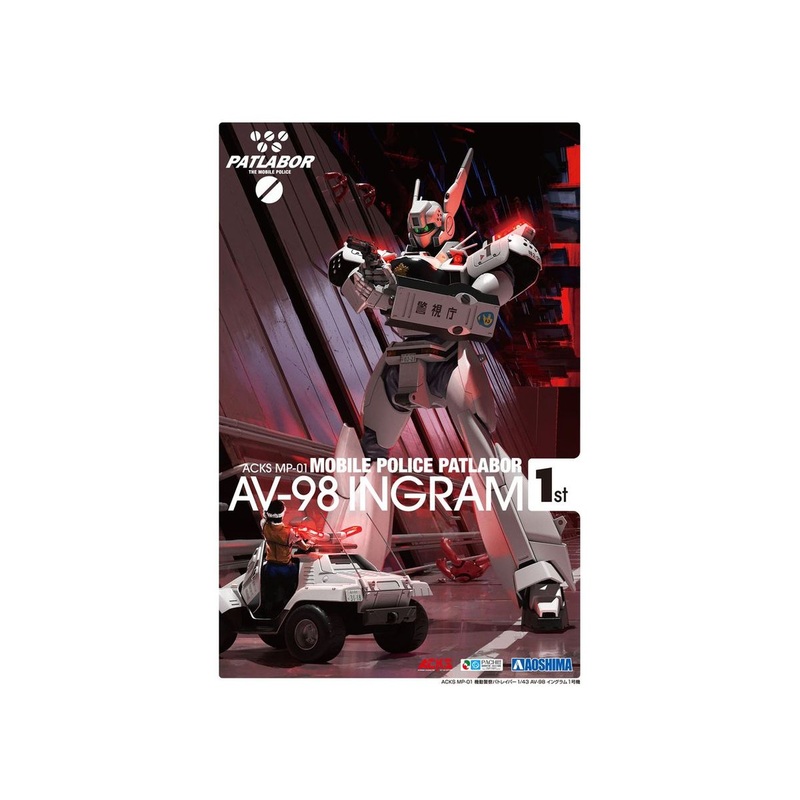 Aoshima 1/43 Patlabor AV-98 Ingram 1St ACKS MP-01