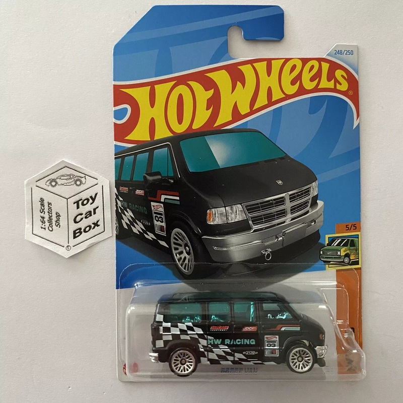 SALE - 2024 HOT WHEELS #248 - Dodge Van (#5 HW Vans - Long Card) B00