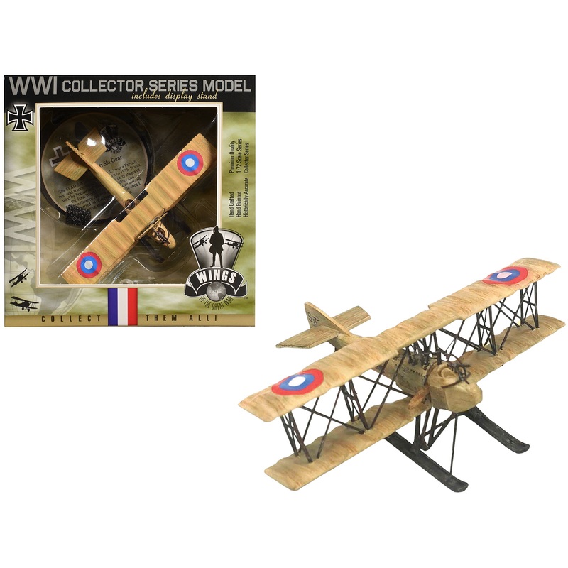 SPAD SA 4 Aircraft with Ski Gear "French Air Force" 1/72 Model Airplane by Wings of the Great War